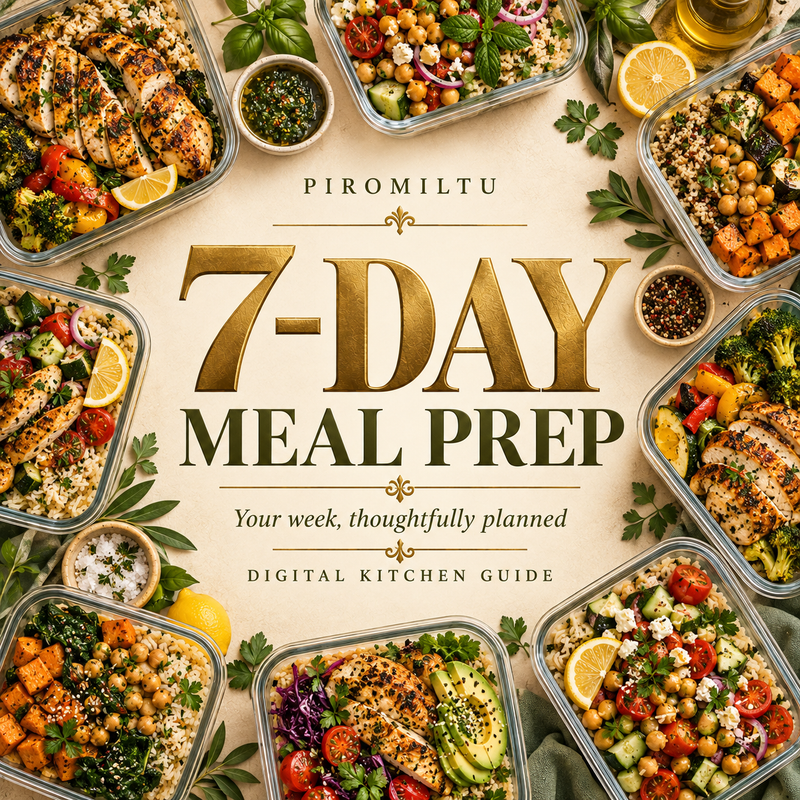 The Meal Prep Week — A 7-Day Kitchen Guide