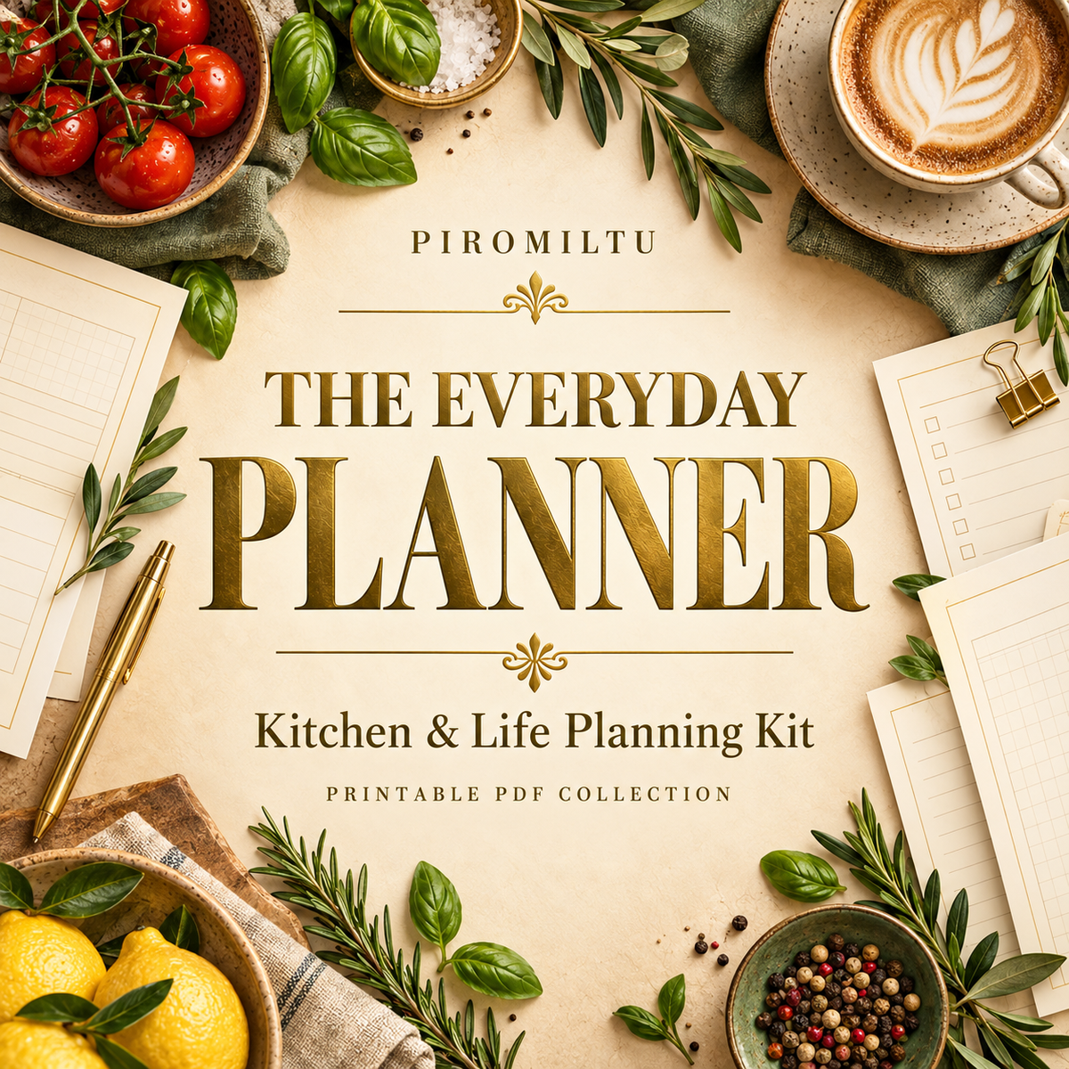 The Everyday Planner — Kitchen & Life Planning Kit